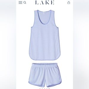 Lake Pima tank short set in Hydrangea small